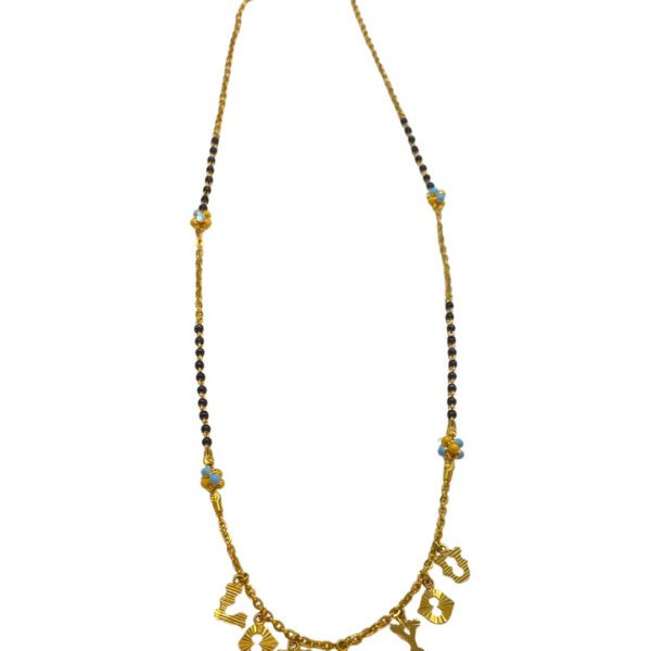 BLACK BEADS CHAIN